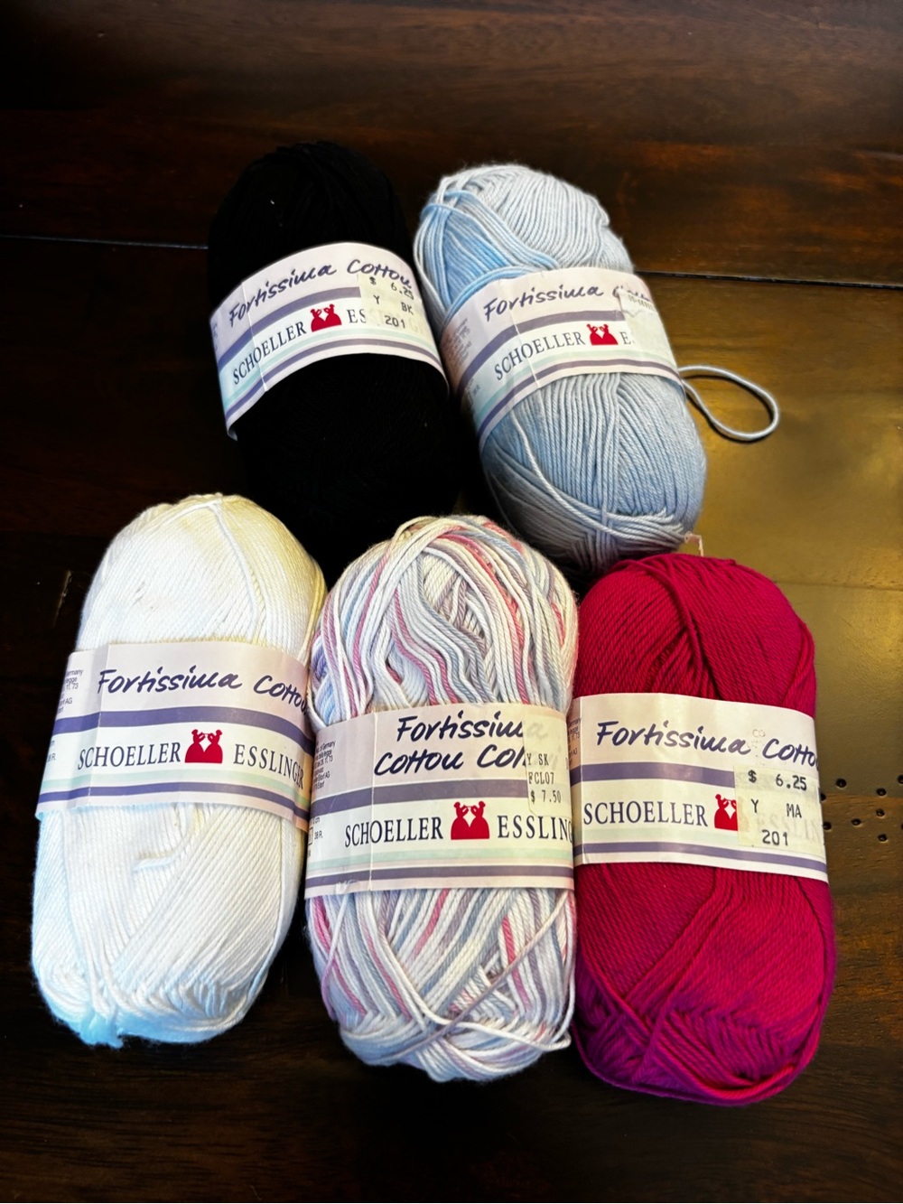 Schoeller Esslinger Fortissima Cotton Lot of 6